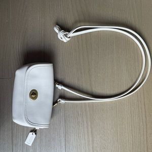 Ivory Coach mini crossbody
